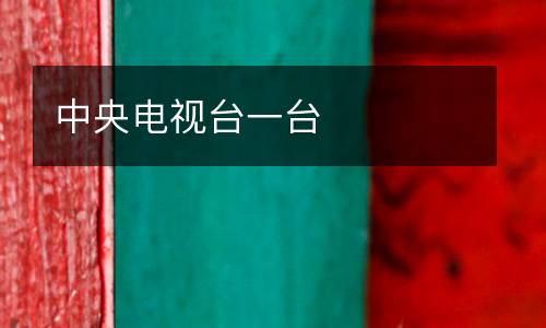 中央電視臺(tái)一臺(tái)