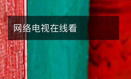 網(wǎng)絡電視在線看