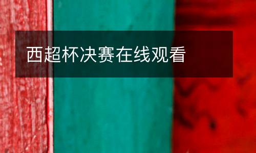 西超杯決賽在線觀看